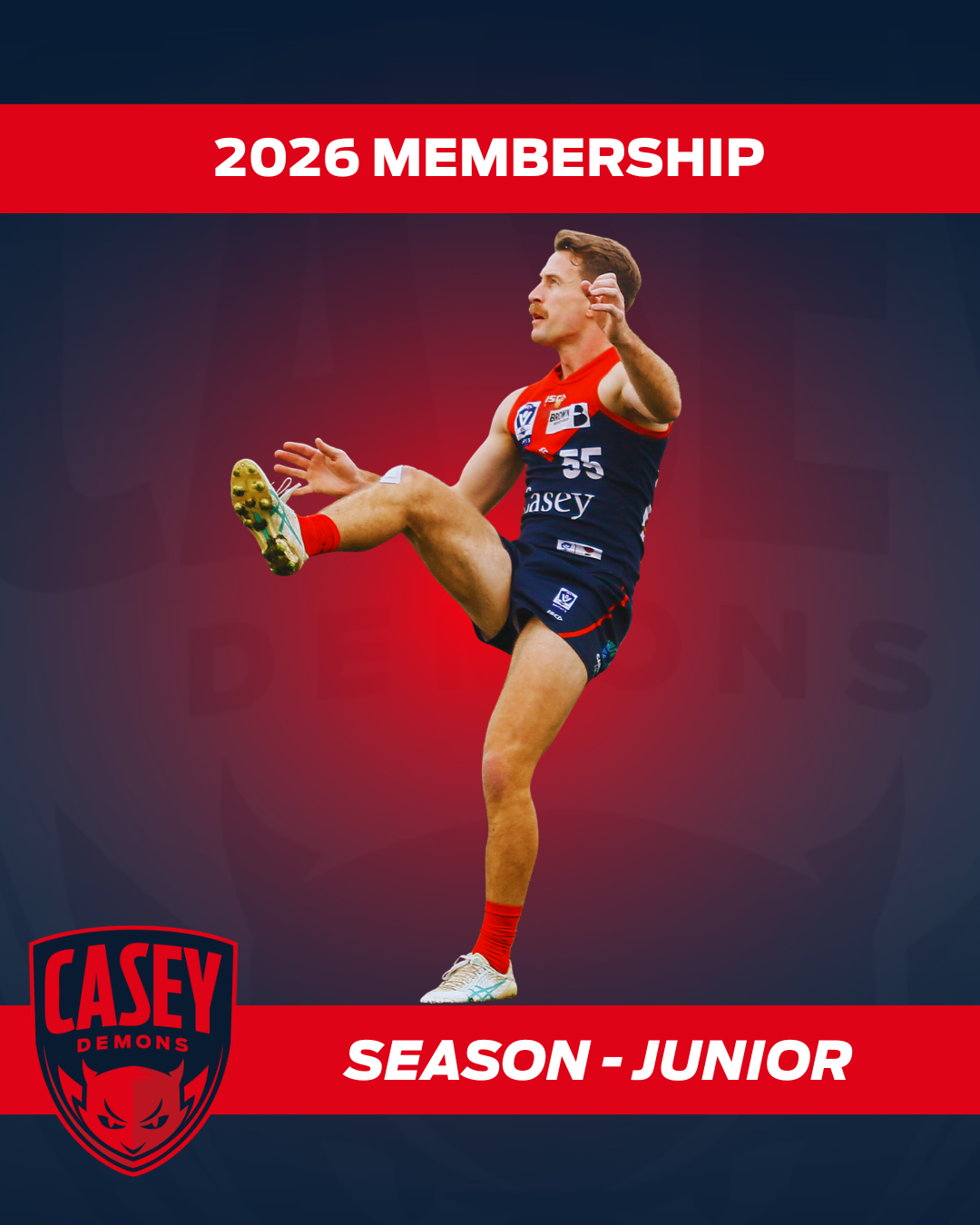 Casey Demons Junior Membership - 2026