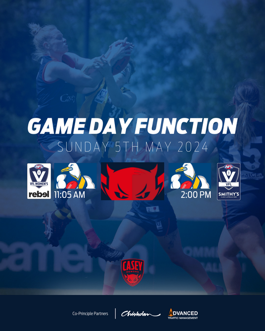 Game Day Function VFL and VFLW - 5th May 2024